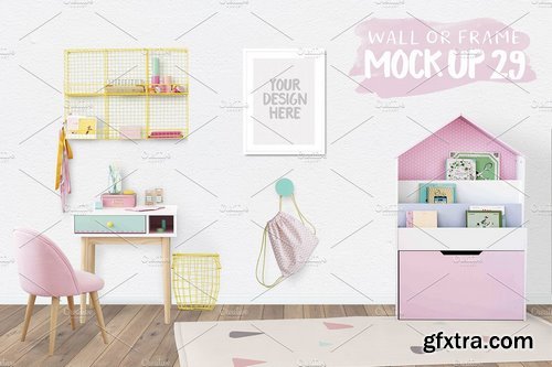 CM - Kids Room Wall/Frame Mock Up 29 1843067