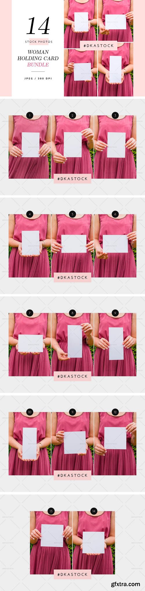 CM - 14 Woman Holding Card Mockup - BDL5 2101575