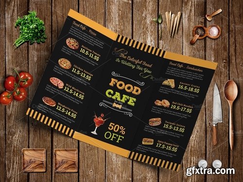 CM - Food Menu Trifold 1928078