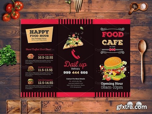 CM - Food Menu Trifold 1928078