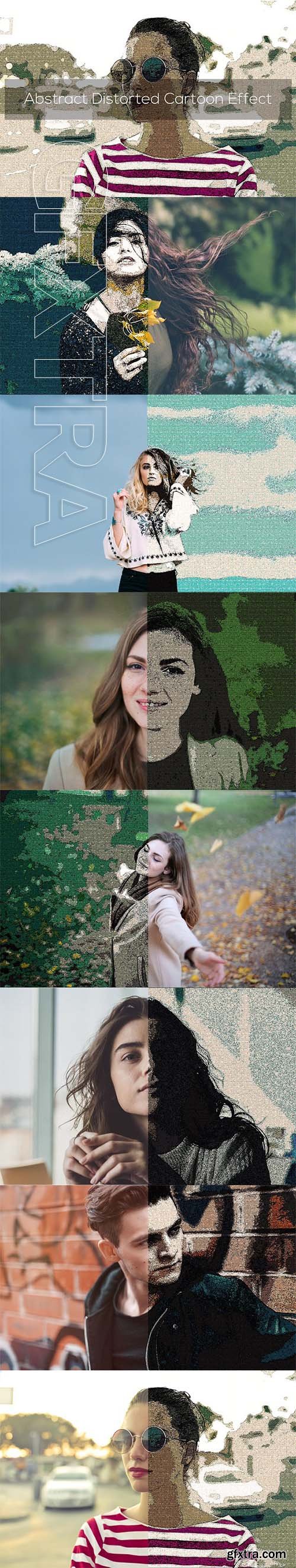 CreativeMarket - Abstract Distorted Cartoon Effect 2197019