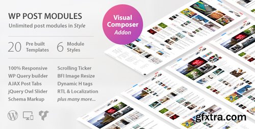 CodeCanyon - WP Post Modules v1.9.4 for NewsPaper and Magazine Layouts - 20142309