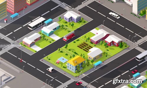 CgTrader - Ultimate Low Poly Megapolis City Pack