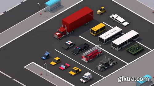 CgTrader - Ultimate Low Poly Megapolis City Pack