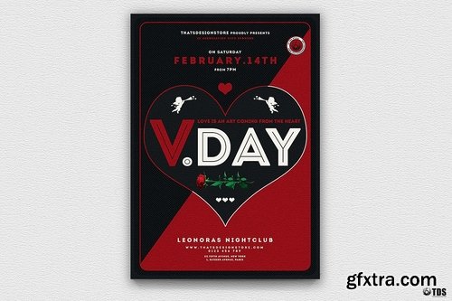 CM - Valentines Day Flyer Template V17 2186425