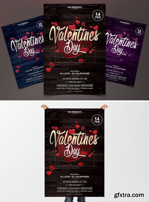 CM - Valentines Day - PSD Flyer Template 2120058