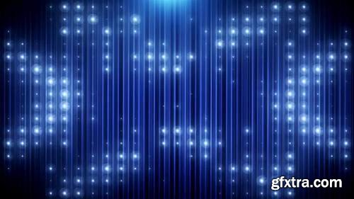 CM - Blue Glitter Led Loop Motion Graphics 58051