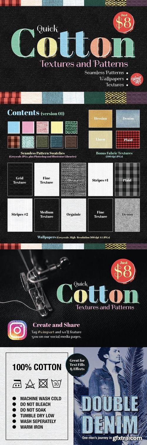 CM - Quick Cotton Patterns and Textures 1798511