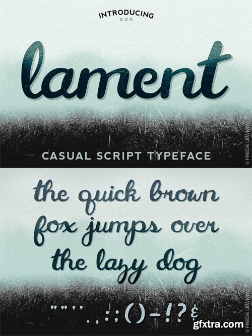 Lament Script Font