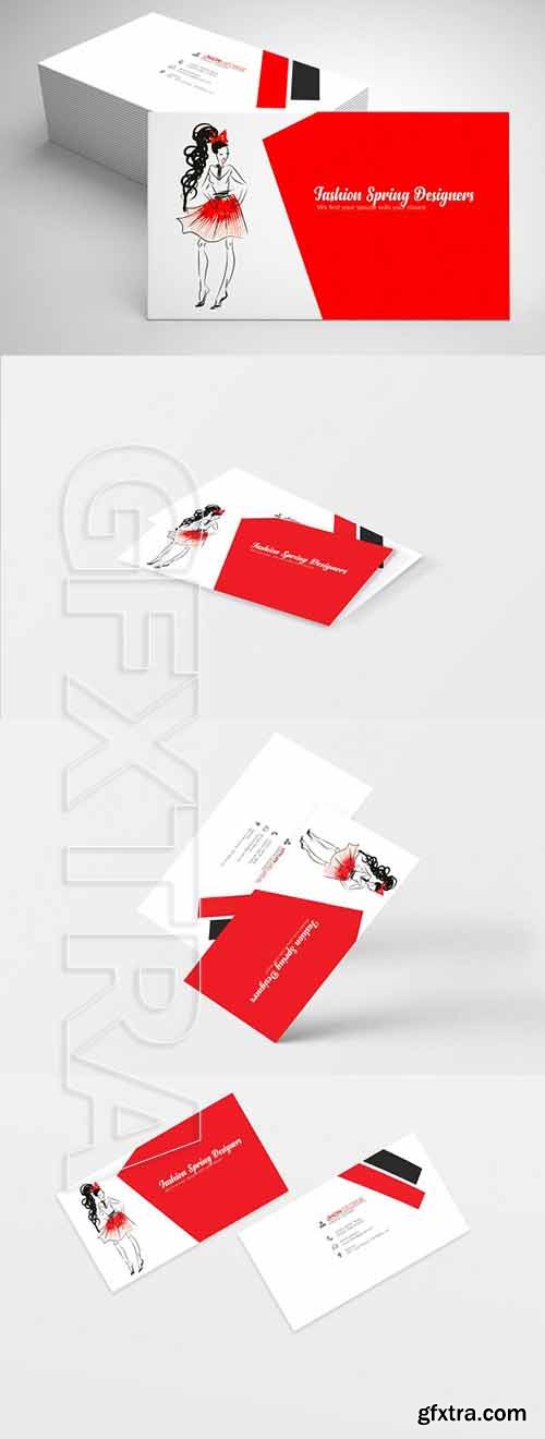 CreativeMarket - Fashion Designer Business Card 2198310