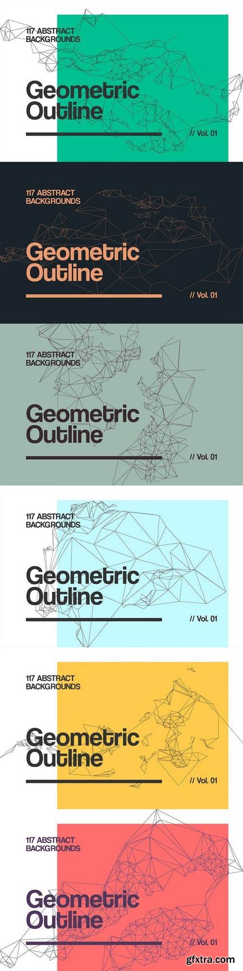 Outline | Geometric Backgrounds | Vol. 01