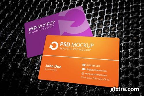 Fresh Business Card Mockup PSD