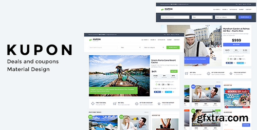 ThemeForest - KUPON v1.0 - Deals & Discounts - Material Design 11629254