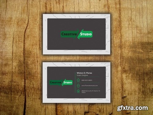 CM - Creative Simple Business Card 1891710