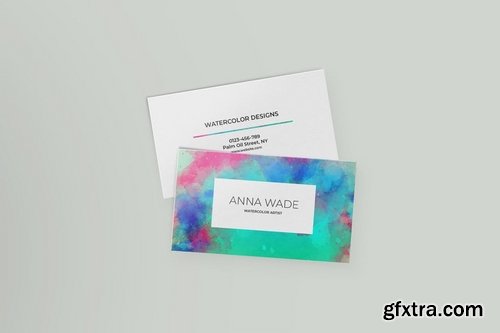 Watercolor Business Card I