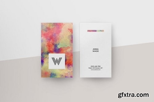 Watercolor Business Cards II