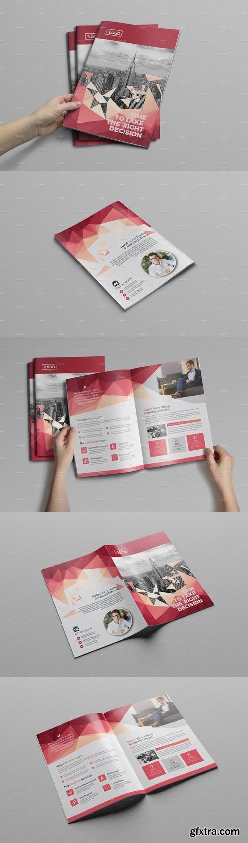 CM - Abstract Bi-Fold Brochure 1775963