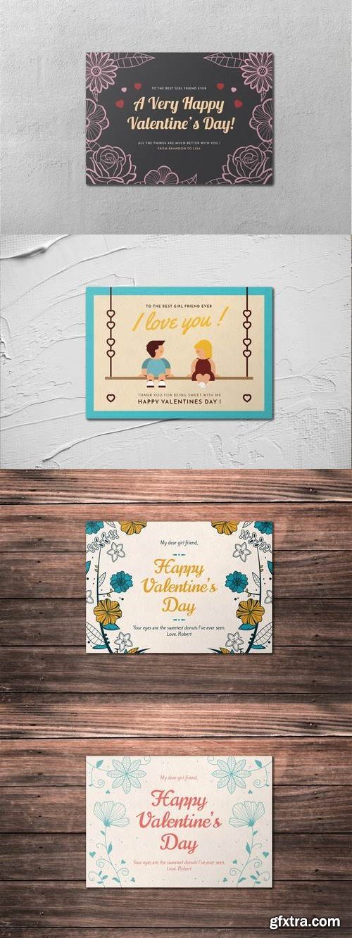 Valentine\'s day card template