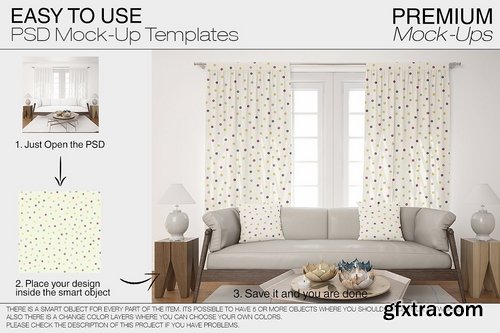 CM - Curtains & Pillows 2183059