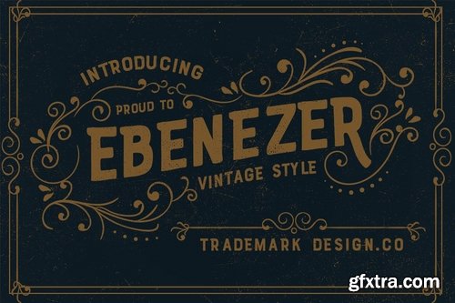 CM - Ebenezer + Badges Logo And Ornament 1912015