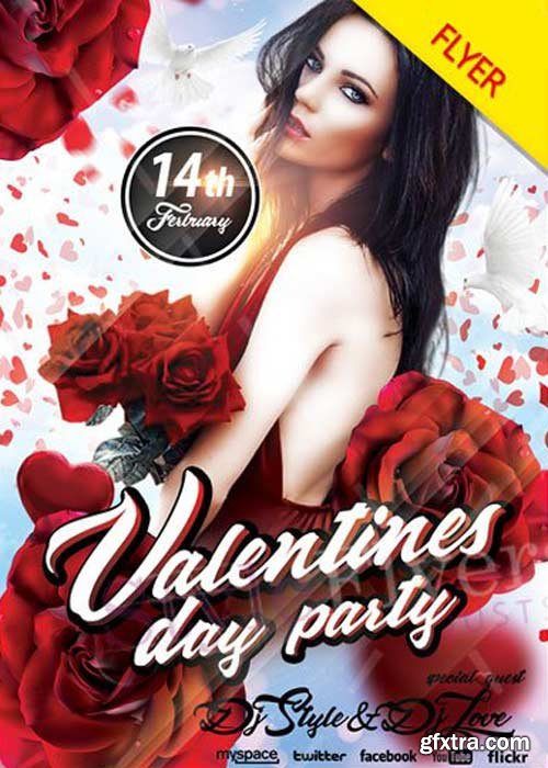 Valentine’s Day V1 2018 PSD Flyer Template