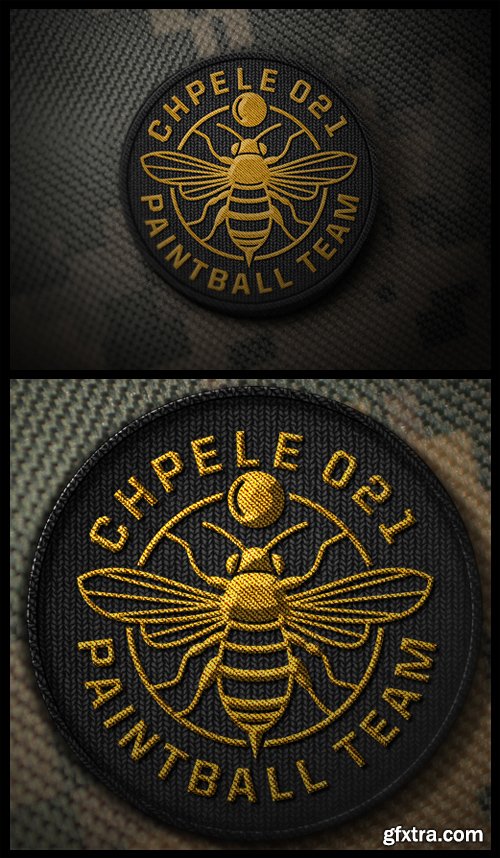 Patch Logo PSD Mockup Template