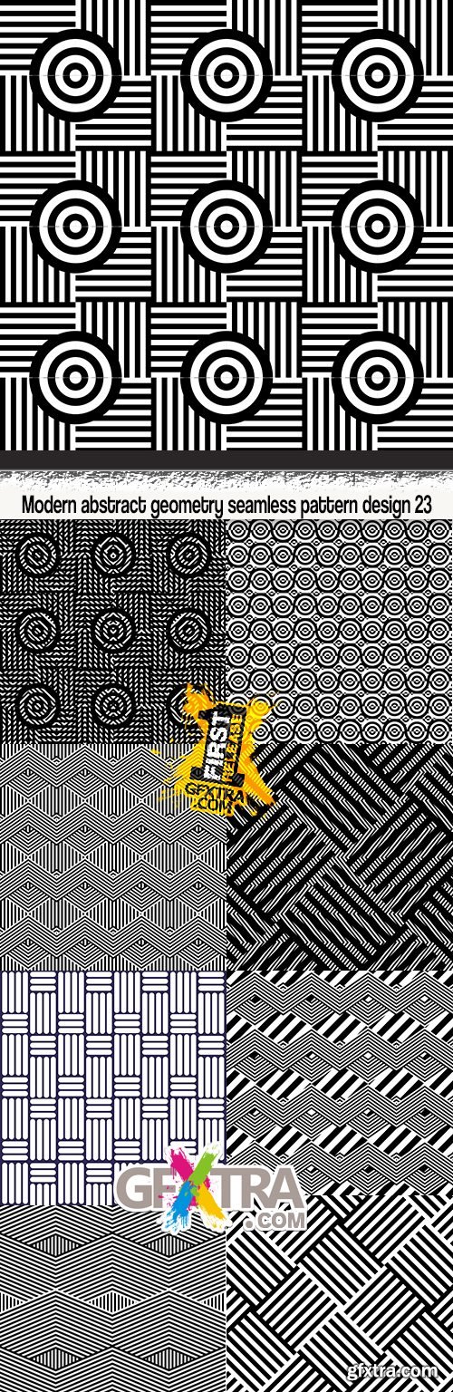 Modern abstract geometry seamless pattern design 23