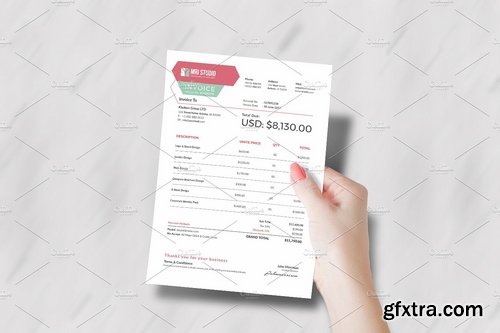 CM - Creative Invoice Template 1910972