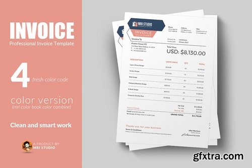 CM - Creative Invoice Template 1910972