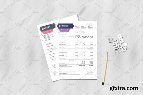 CM - Creative Invoice Template 1910972