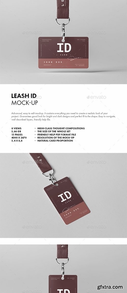 GraphicRiver - Leash ID Mock-up 21250479