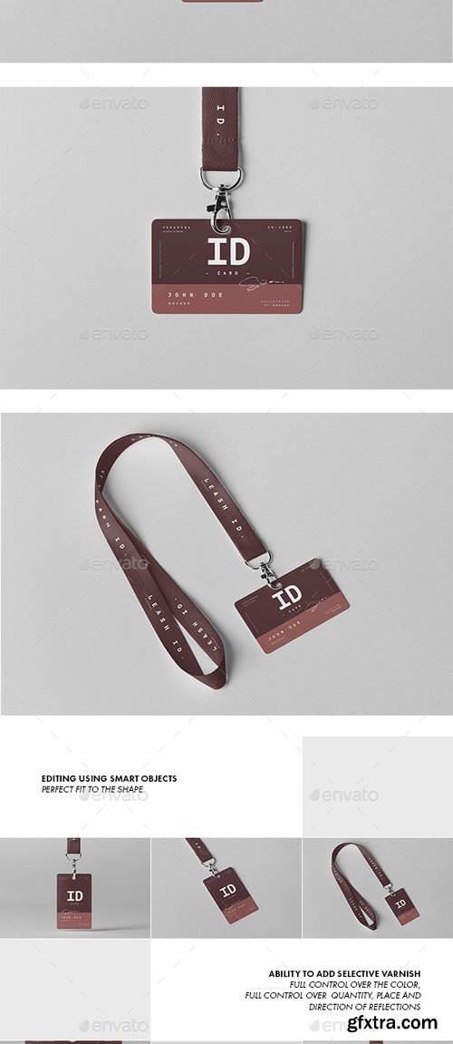 GraphicRiver - Leash ID Mock-up 21250479