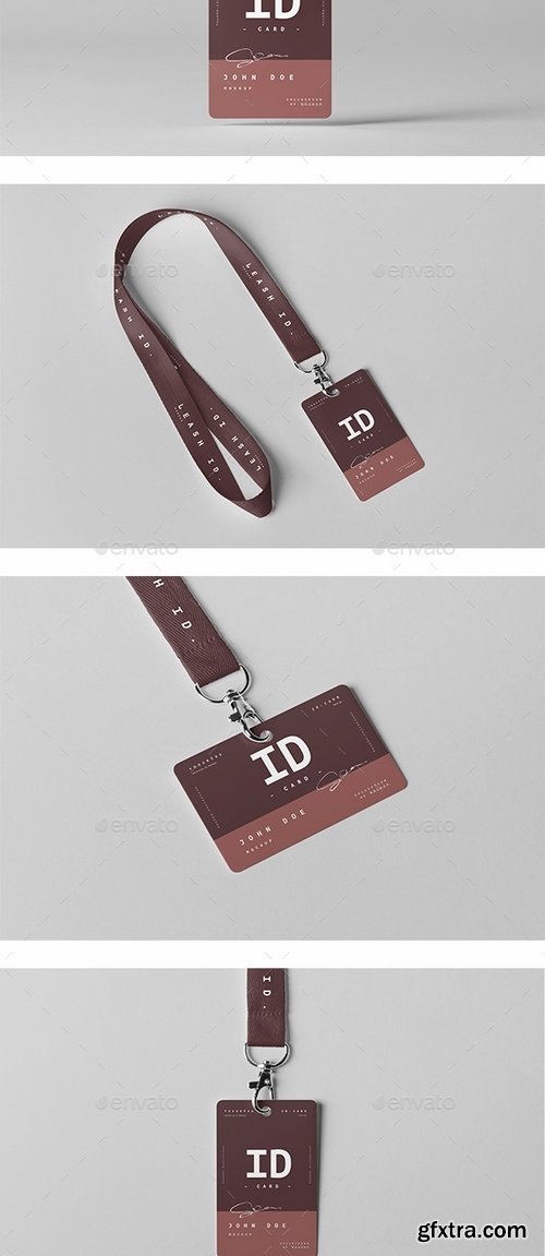 GraphicRiver - Leash ID Mock-up 21250479