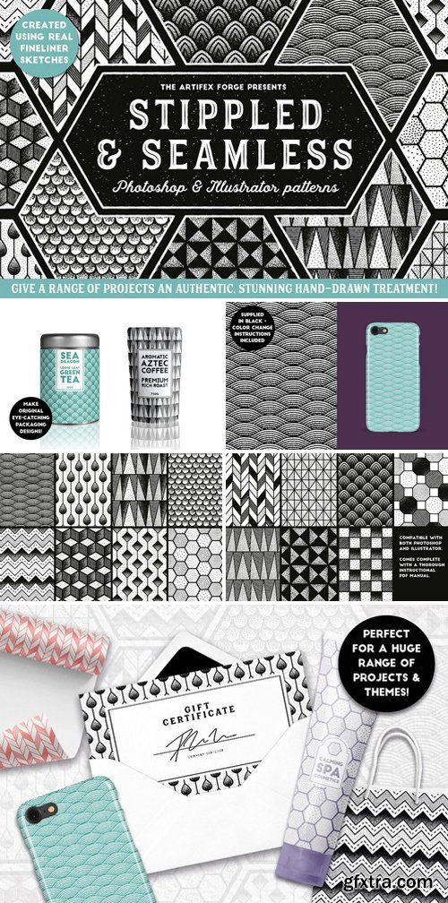 CM - Stippled & Seamless - Patterns 2077957