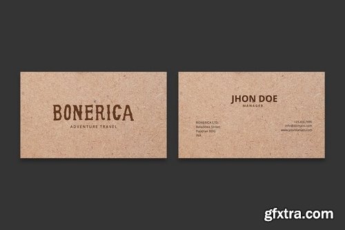 TRAVEL MINIMAL BUSINESS CARD