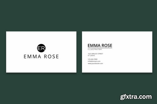 Simple Illustrator Business Card