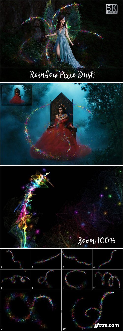 CM - 5K Rainbow Pixie Dust Overlays 2137738