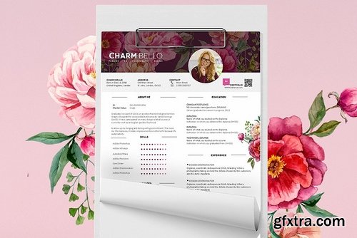 CM - Sweet Resume Template 2177790