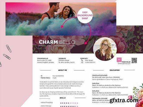 CM - Sweet Resume Template 2177790