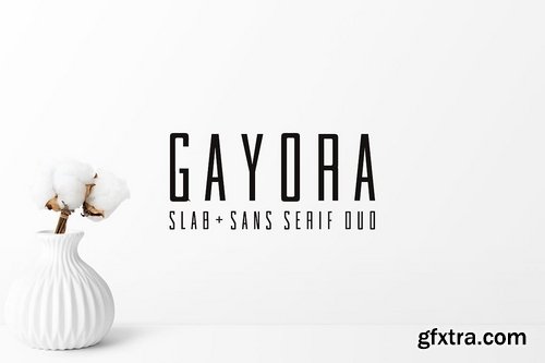 CM - Gayora Slab Serif  Duo Font 2186335