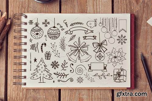 CM - Hand Drawn Xmas Elements 399557