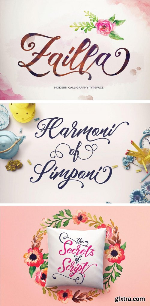 Collection of 10 Unique Fonts Familys - 47 Fonts