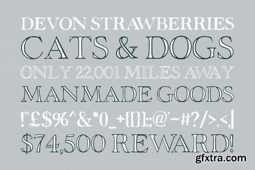 57 Handcrafted Fonts 230 Textures & 100s of Design Extras - 97 Fonts