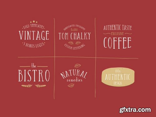 57 Handcrafted Fonts 230 Textures & 100s of Design Extras - 97 Fonts