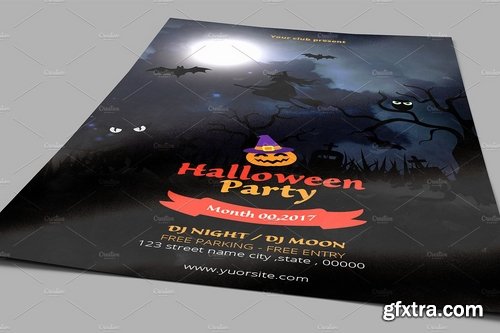 CM - Halloween Party Flyer Template-V631 1866225