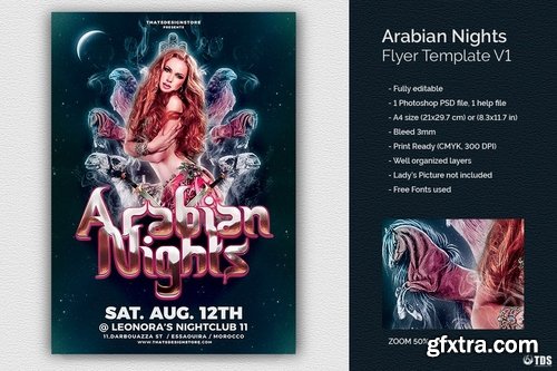 GraphicRiver - Arabian Nights Flyer Template V1 5454017