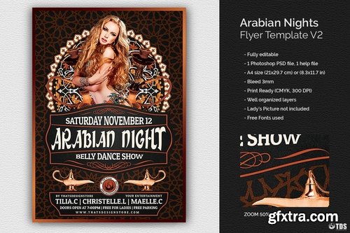 GraphicRiver - Arabian Nights Flyer Template V2 7605531