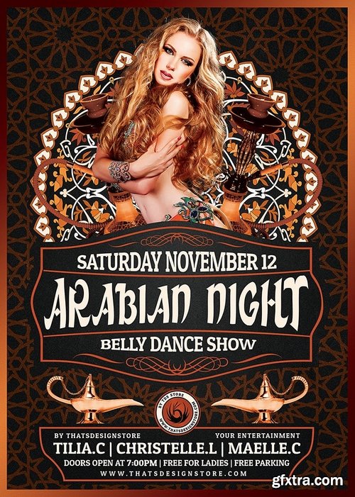 GraphicRiver - Arabian Nights Flyer Template V2 7605531