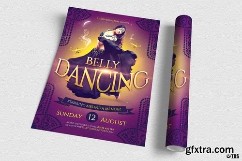 GraphicRiver - Belly Dancing Flyer Template 6643858