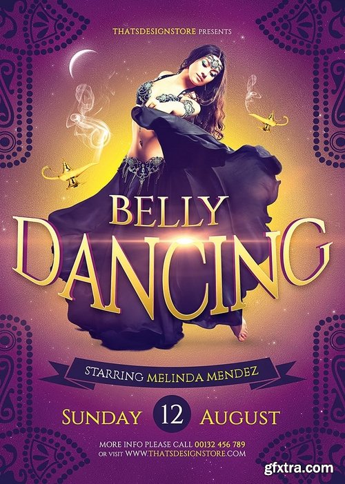 GraphicRiver - Belly Dancing Flyer Template 6643858